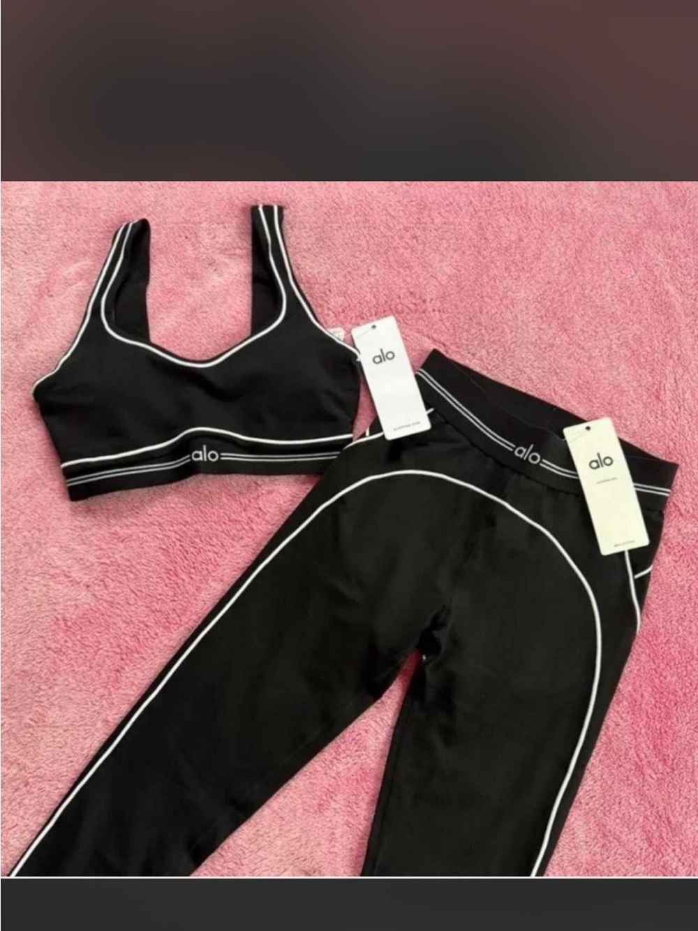 Alo yoga set black